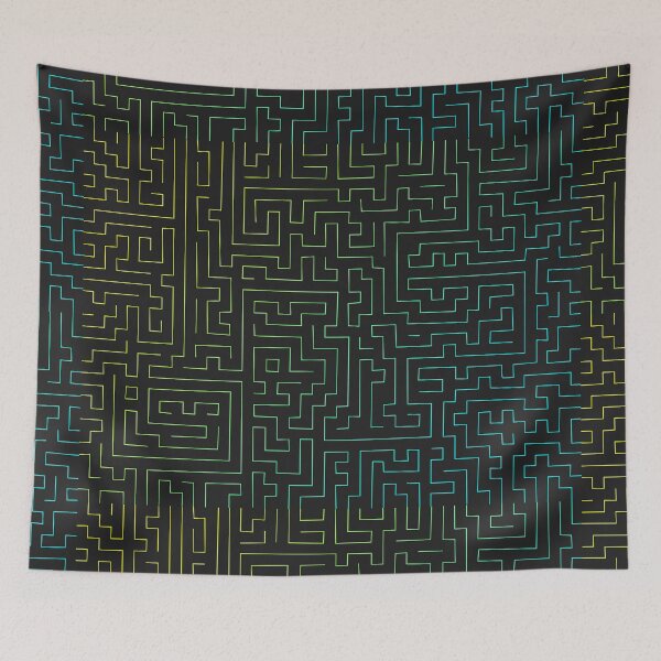 Item preview, Futuristic Maze designed and sold by AnatomicalGoat.