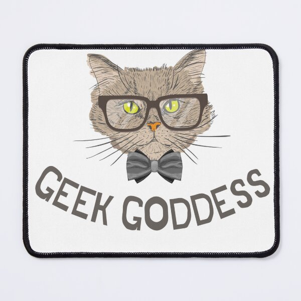 Item preview, Geek Goddess - Funny Cat designed and sold by iamwowie.