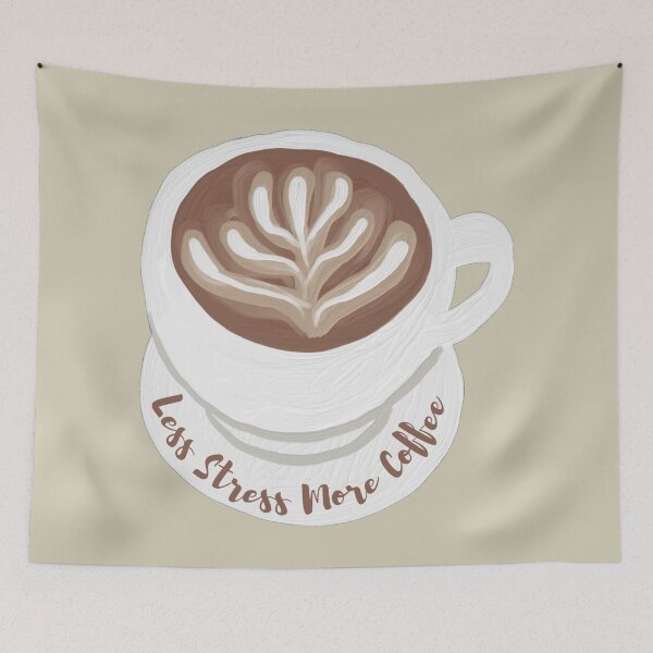 Item preview,  Less Stress More Coffee 2 designed and sold by Nesro34.