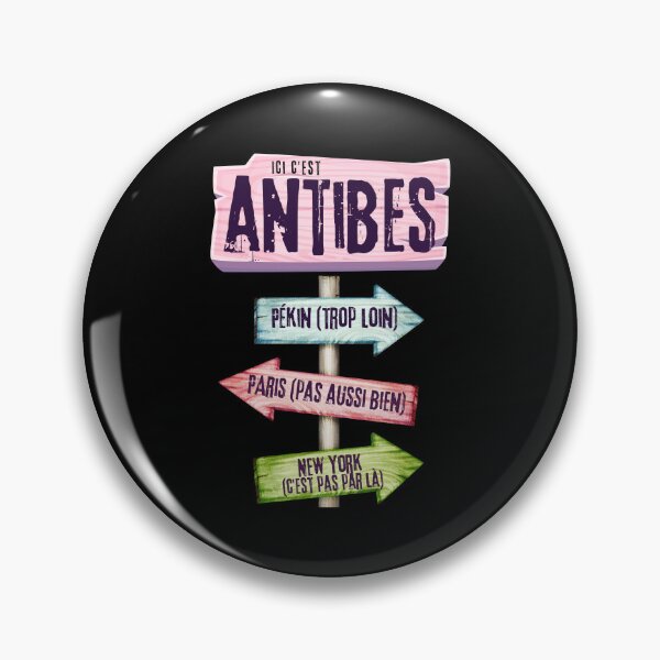 Item preview, Gift for men proud to live in Antibes designed and sold by RomualdGR.
