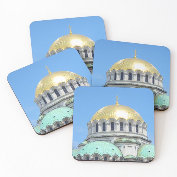 Item preview, The golden-domed neo-Byzantine Aleksander Nevski Cathedral Sofia Bulgaria  - WelshDesigns designed and sold by welshdesigns.