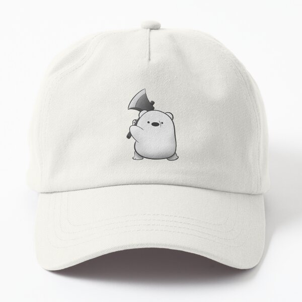 Vista previa del artículo con la obra «Oso blanco Iceberg sosteniendo su hacha», diseñado y vendido por YokaiFujin.