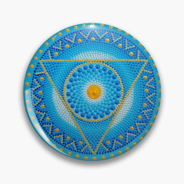 Item preview, Blue Chakra Mandala Mug designed and sold by MojaMalaMandala MojaMalaMandala.