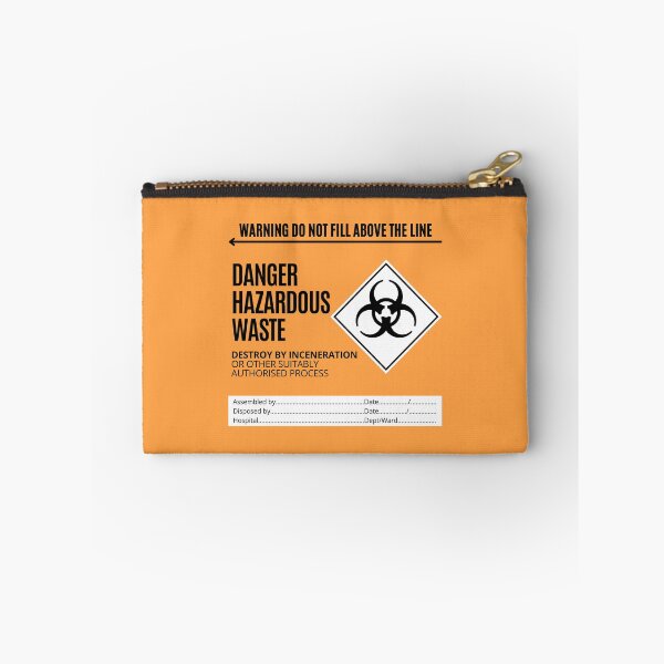 Item preview, Danger Hazardous Waste - Destroy by Inceneration - - Funny veterinary sticker, Veterinary Day Gift Idea, Vets, Vet Nurses, Vet Techs, Reception designed and sold by Verubi.