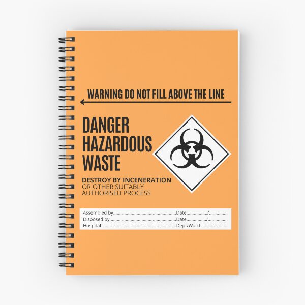 Item preview, Danger Hazardous Waste - Destroy by Inceneration - - Funny veterinary sticker, Veterinary Day Gift Idea, Vets, Vet Nurses, Vet Techs, Reception designed and sold by Verubi.