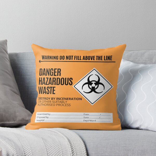 Item preview, Danger Hazardous Waste - Destroy by Inceneration - - Funny veterinary sticker, Veterinary Day Gift Idea, Vets, Vet Nurses, Vet Techs, Reception designed and sold by Verubi.