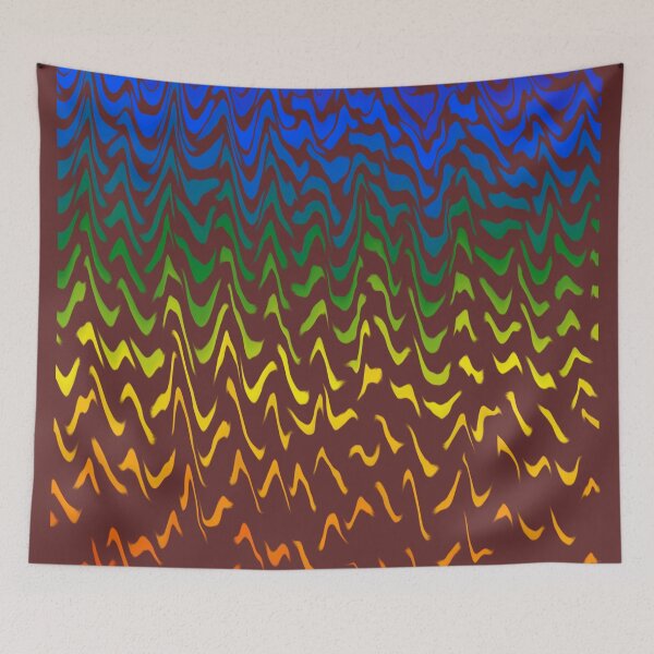 Item preview, Rainbow colours abstract artwork  designed and sold by TipTopTapo.