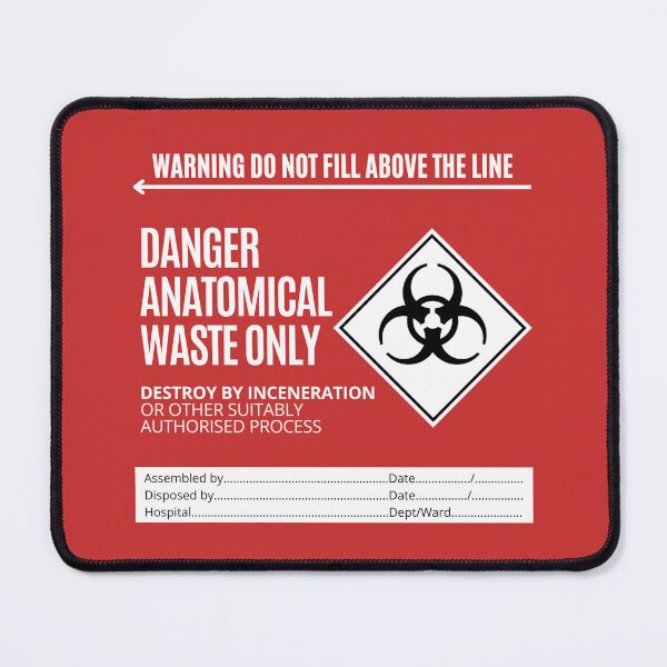 Item preview, Anatomical Waste - Destroy by Inceneration - - Funny veterinary sticker, Veterinary Day Gift Idea, Vets, Vet Nurses, Vet Techs, Reception designed and sold by Verubi.