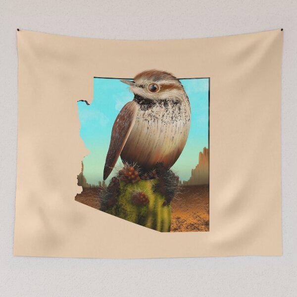 Item preview, A Cactus Wren in Arizona designed and sold by DesertG.