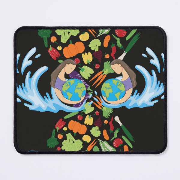Item preview, Vegan graphic tee,earth love , vegan life designed and sold by Kim Loftis.