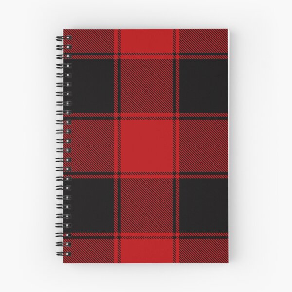 Item preview, Rustic Farmhouse Black Red Tartan Plaid designed and sold by MameDesign.