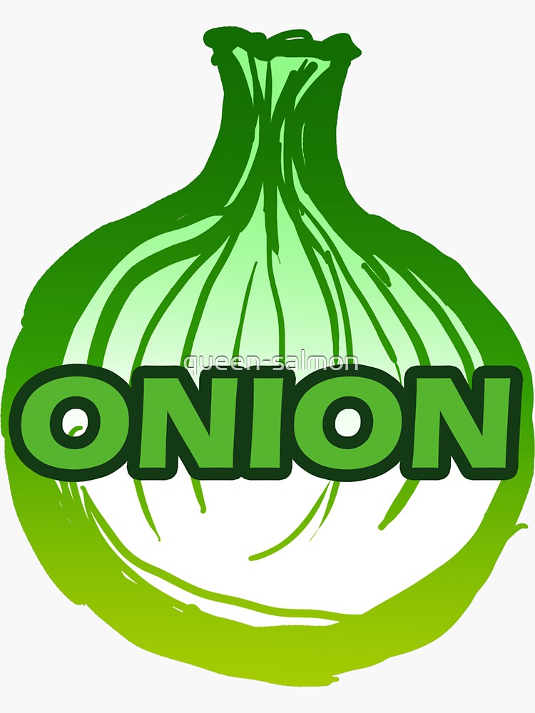 "onion name tag" Sticker for Sale by queensalmon Redbubble