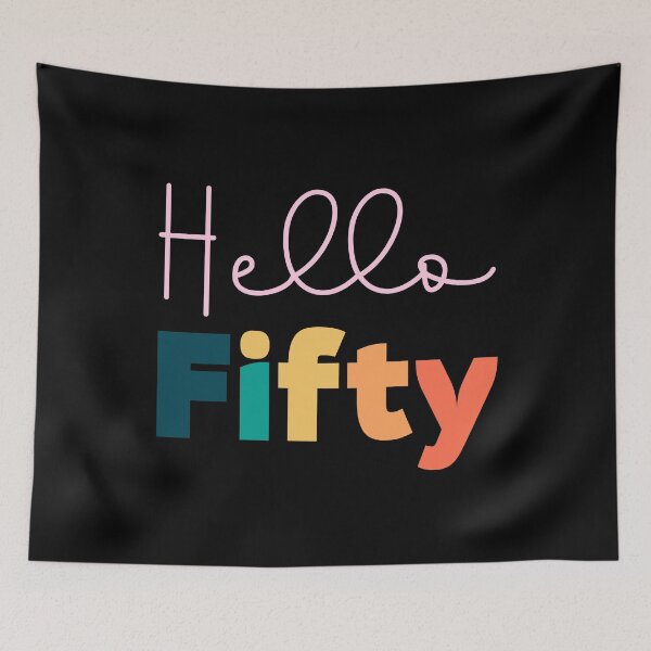 Item preview, Hello Fifty - 50 Year Old Retro Vintage 1972 50th Birthday designed and sold by r-silver.
