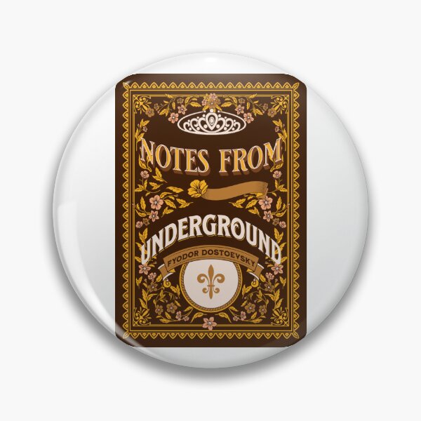 Item preview, Notes From Underground - Fyodor Dostoevsky Book Cover Art  designed and sold by Suyogsonar25.