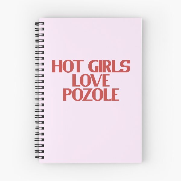 Item preview, Hot Girls Love Pozole - Red Bold Text designed and sold by Chubuter.