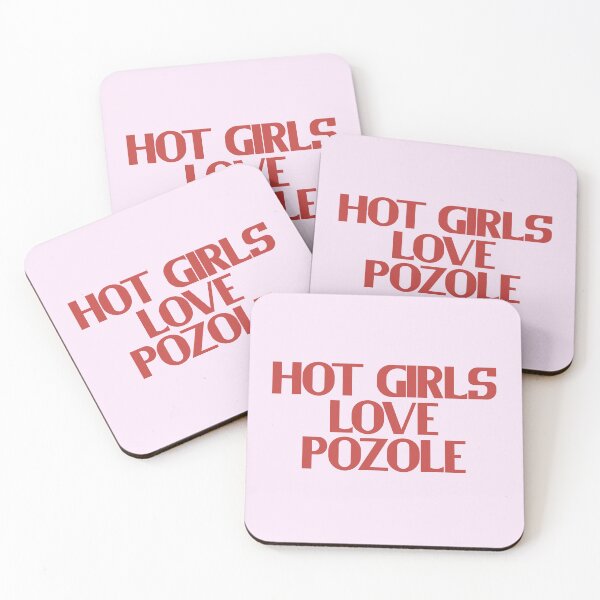 Item preview, Hot Girls Love Pozole - Red Bold Text designed and sold by Chubuter.
