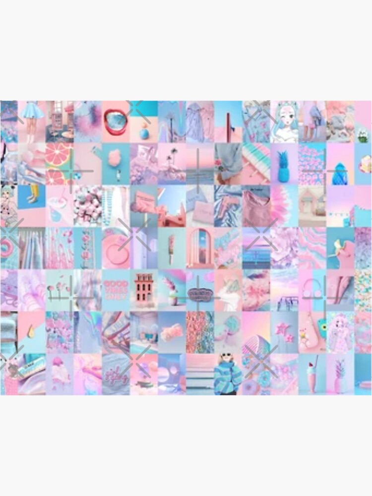 Preppy Pink Collage Vinyl