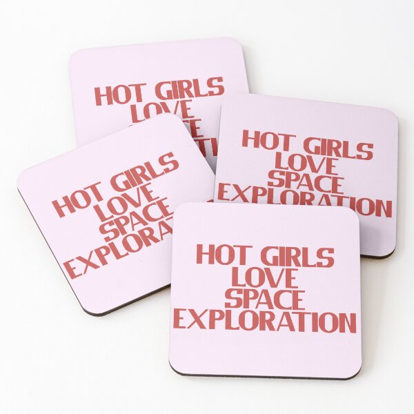 Item preview, Hot Girls Love Space Exploration - Red Bold Text designed and sold by Chubuter.