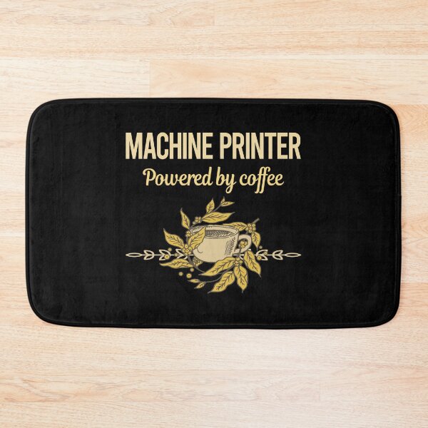 Item preview, Powered By Coffee Machine Printer designed and sold by toniabrendaom.
