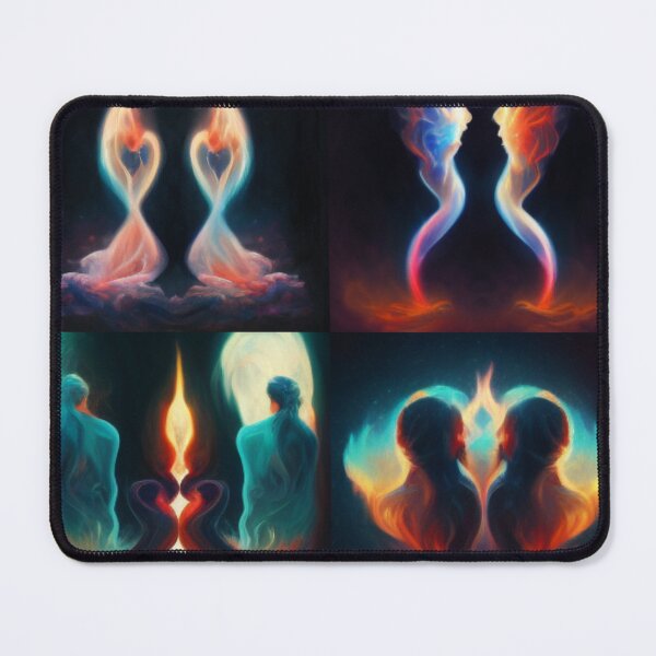 Twin Flames Art Board Print for Sale by AngelTherapy