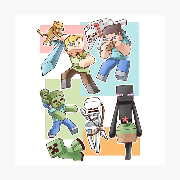 Minecraft Silverfish Porn - Minecraft Anime Gifts & Merchandise for Sale | Redbubble
