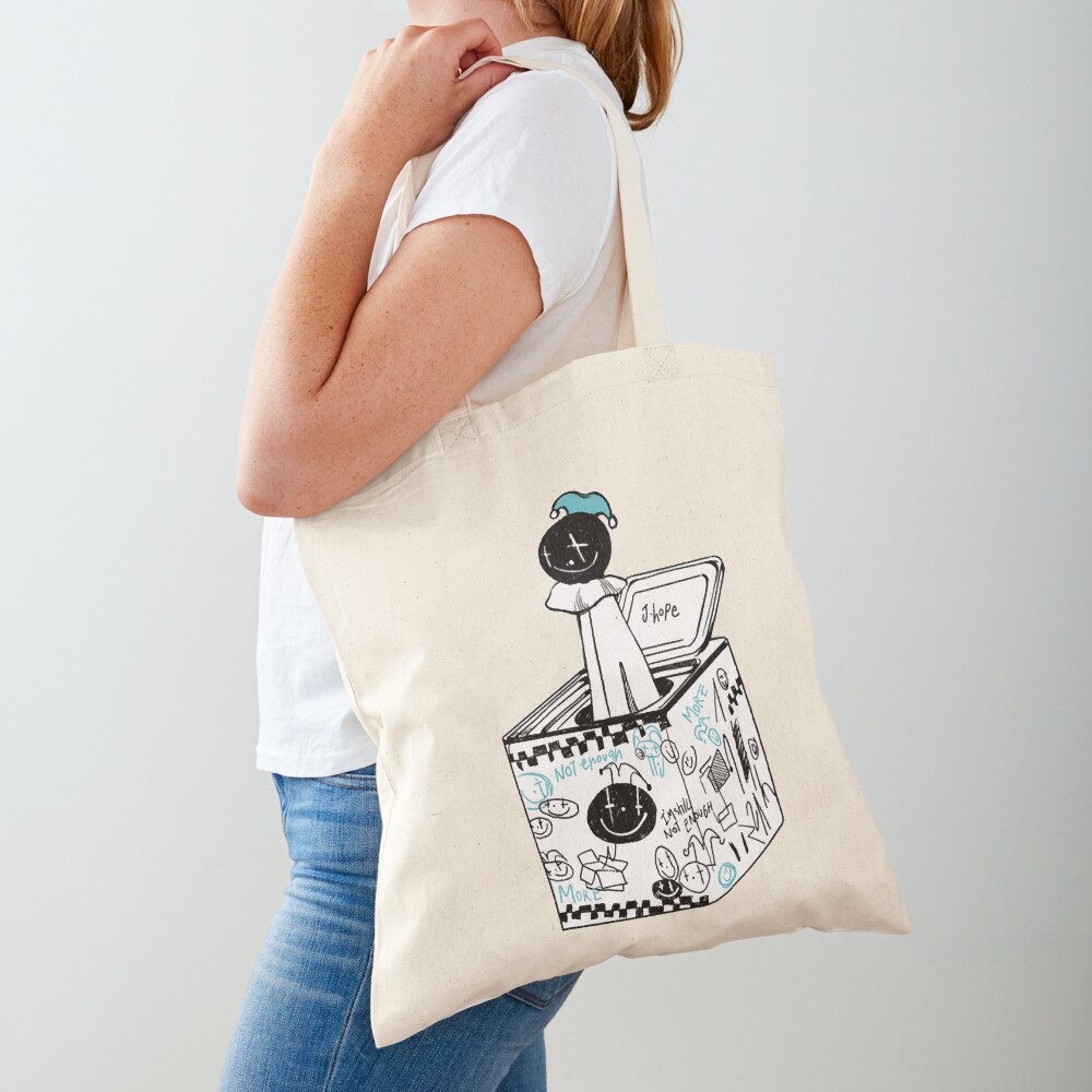 J-Hope Jack In The Box Reusable Canvas top Tote Bag