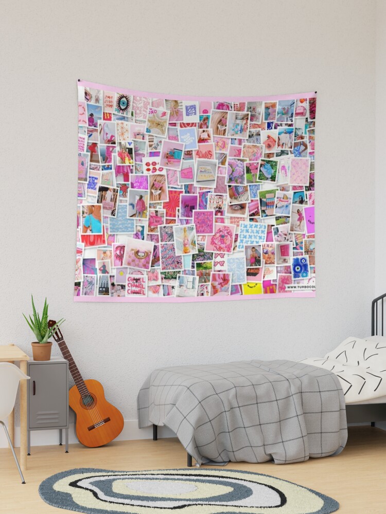 Preppy Wall Collage With 60 Pictures digital Download 