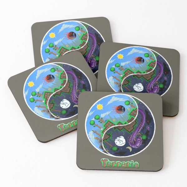 Item preview, Terraria Game Night And Day Horror Design   designed and sold by KOAandKINDs.