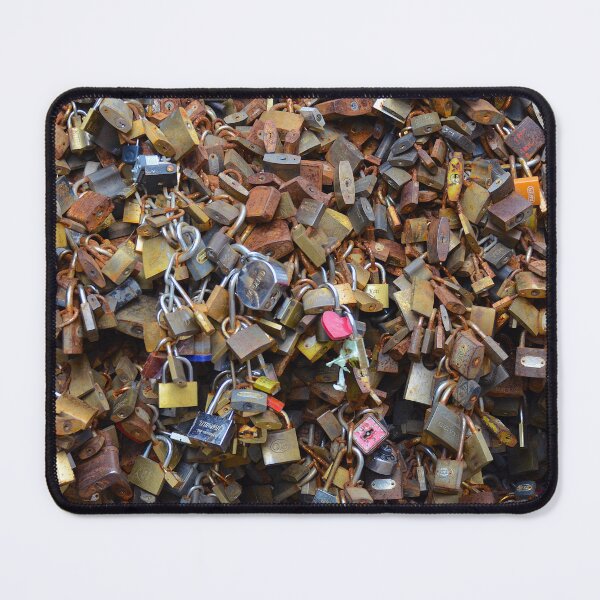 Item preview, This is a puzzle picture from Hell.  It’s a photograph of love locks in Sofia Bulgaria - WelshDesigns designed and sold by welshdesigns.