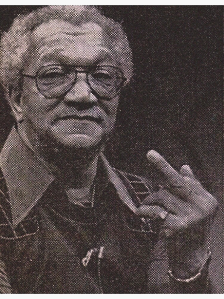 "Red Foxx Middle Finger Vintage" Poster for Sale by pdejh | Redbubble