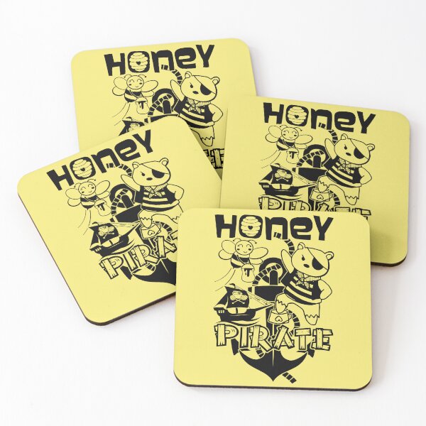 Item preview, Honey Pirate (Black Design) designed and sold by TextAndVectors.