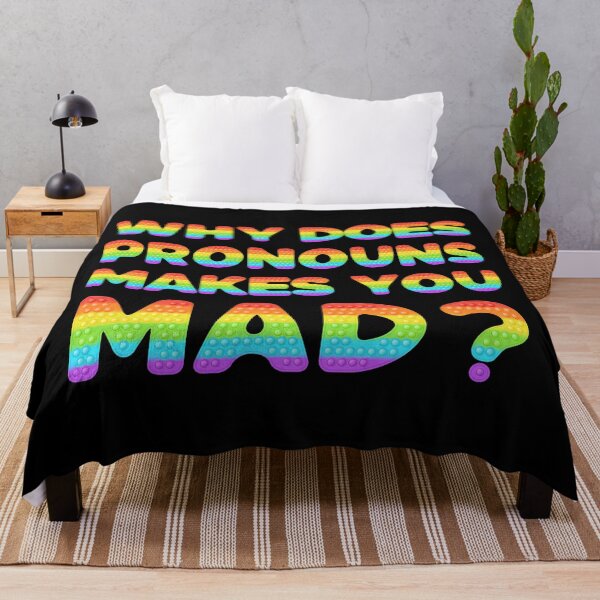 Item preview, Why Does Pronouns Makes You Mad designed and sold by madraso.