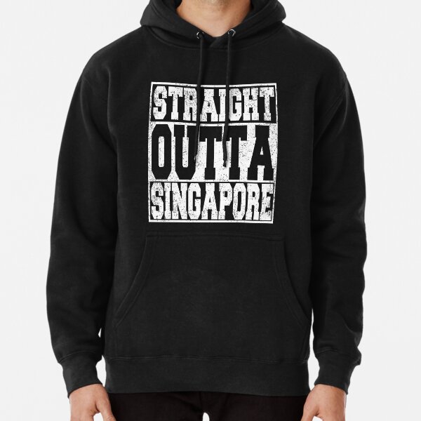 Black Vintage Straight Outta Cali | Pullover Hoodie