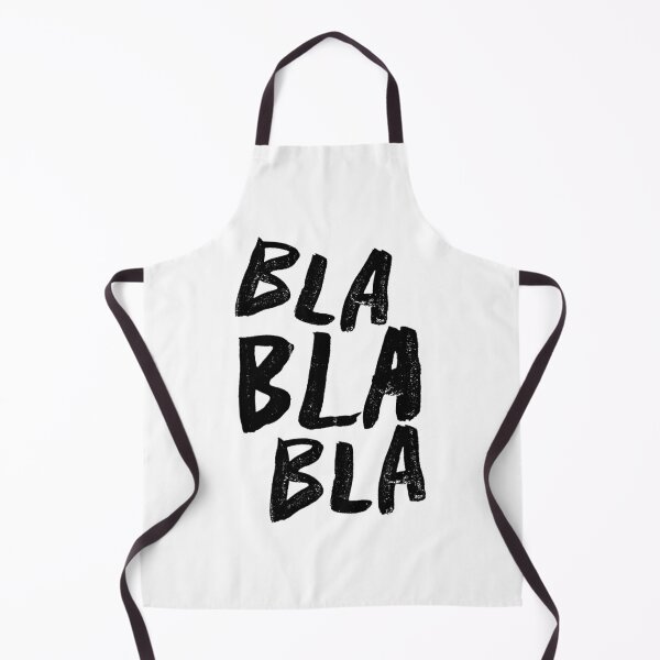 Item preview, BLA BLA BLA BLACK STICKER designed and sold by SUDAHLAHDONN.