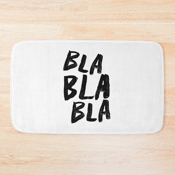 Item preview, BLA BLA BLA BLACK STICKER designed and sold by SUDAHLAHDONN.