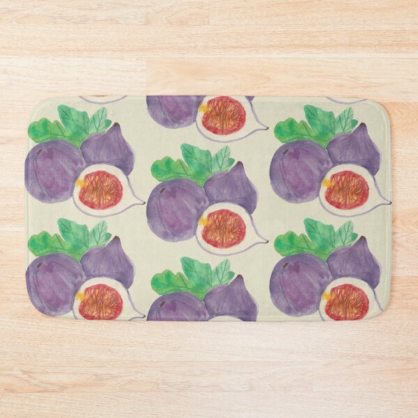 Item preview, Watercolor figs pattern retro style designed and sold by JaneVirak.
