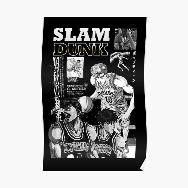 "Slam Dunk Anime" Poster for Sale by MAORBAR30 Redbubble