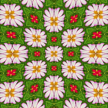 Artwork thumbnail, Pretty cosmos pattern by Patternflower