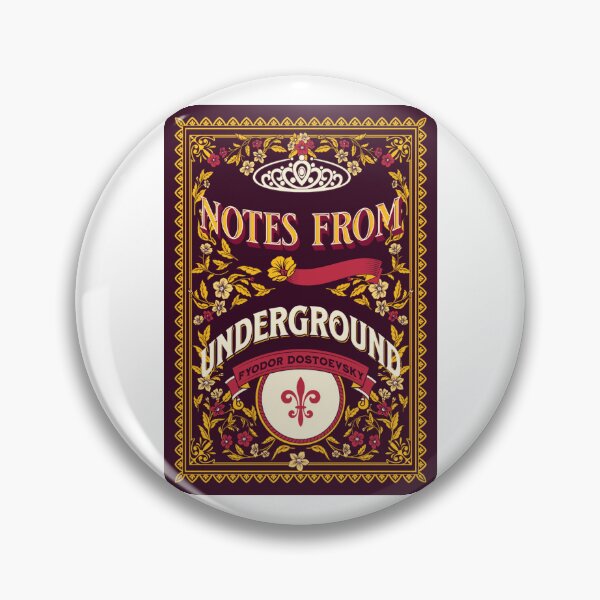 Item preview, Notes From Underground - Fyodor Dostoevsky Book Cover Art  designed and sold by Suyogsonar25.
