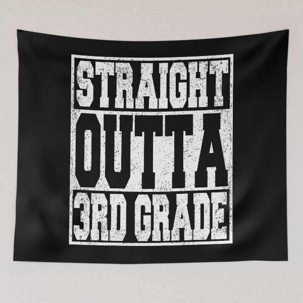Item preview, Straight Outta 3rd Grade Third Grade First Day Back To School Graduation designed and sold by ARTZ84.