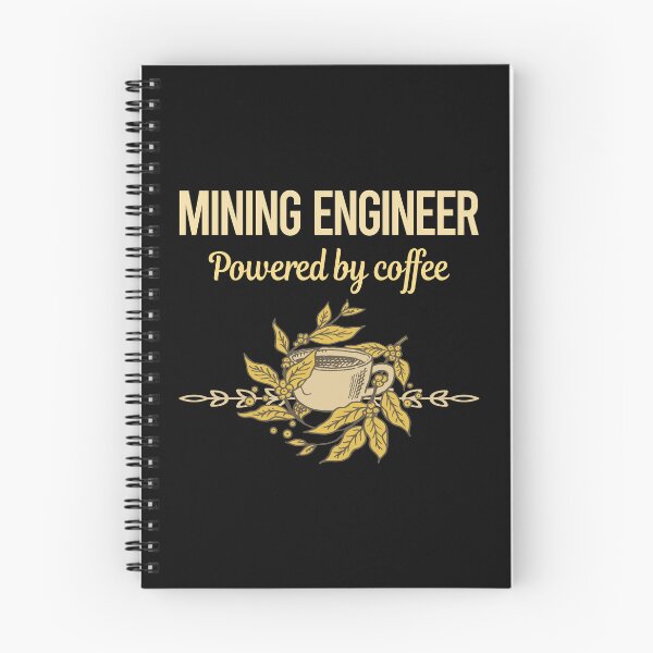 Item preview, Powered By Coffee Mining Engineer designed and sold by toniabrendaom.