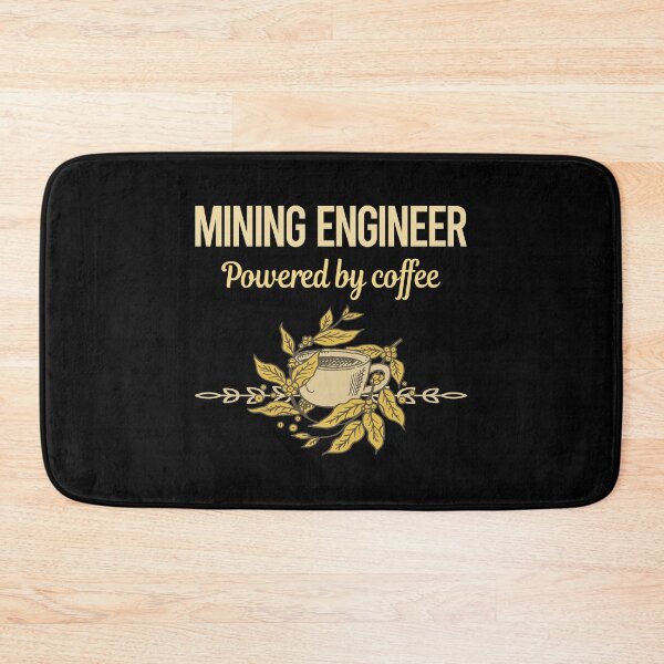 Item preview, Powered By Coffee Mining Engineer designed and sold by toniabrendaom.