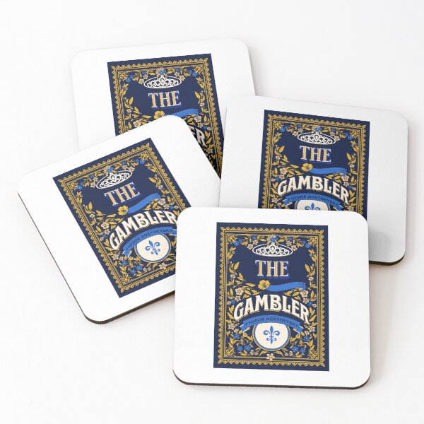 Item preview, The Gambler - Fyodor Dostoevsky Book Cover Art  designed and sold by Suyogsonar25.
