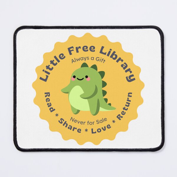Item preview, Little Free Library - Dinosaur designed and sold by BabyDewey.