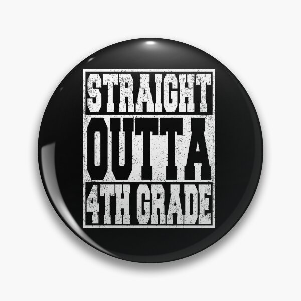Item preview, Straight Outta 4th Grade Fourth Grade First Day Back To School Graduation designed and sold by ARTZ84.