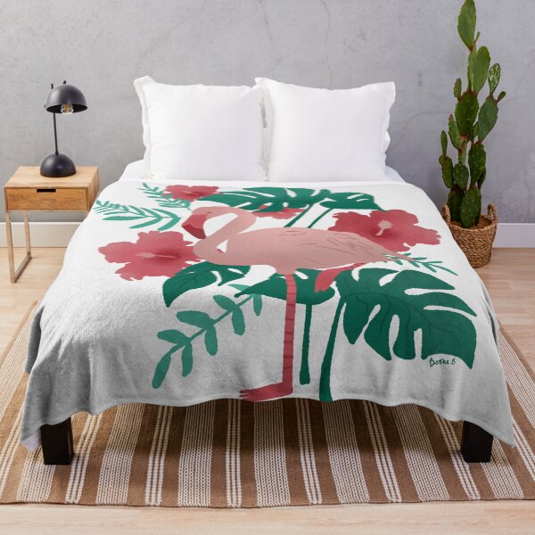 Item preview, Flamingo: Pink and Green designed and sold by Booneb.