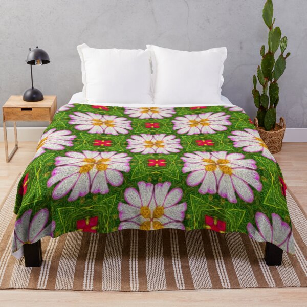 Item preview, Pretty cosmos pattern designed and sold by Patternflower.
