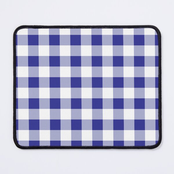 Item preview, Blue and White Buffalo Plaid Pattern designed and sold by ValeriesGallery.