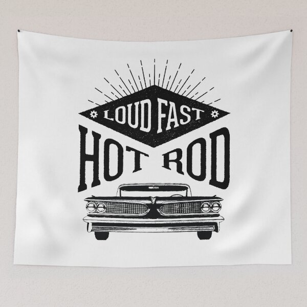 Item preview, Hot Rod - Loud and Fast - Vintage Classic Car Design designed and sold by augenpulver.