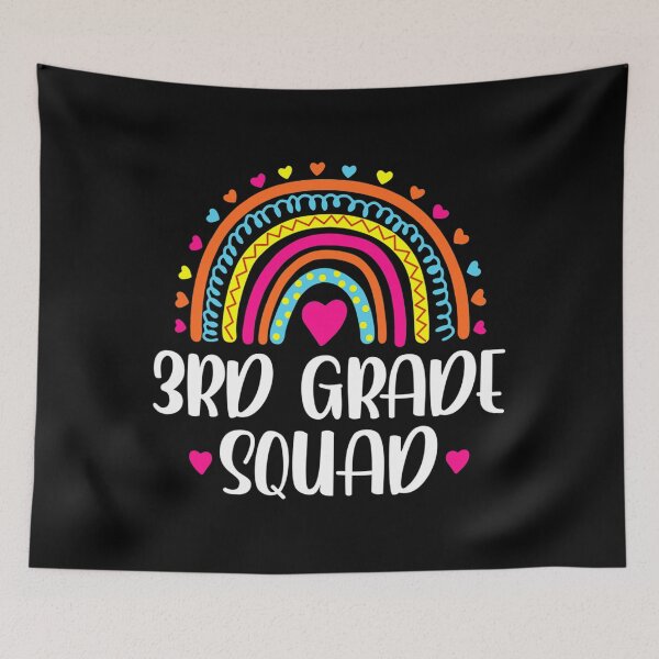 Item preview, 3rd Grade Squad Teacher Funny Rainbow Lover Back To School designed and sold by energeticcrow76.